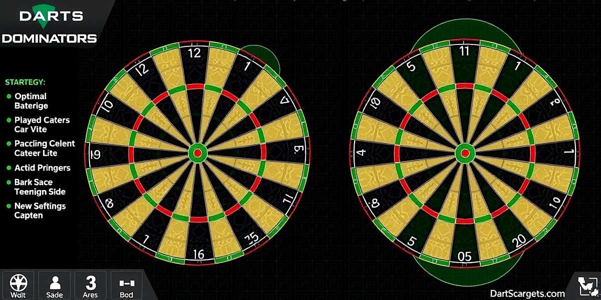 Darts Dominators Strategy Guide Darts Dominators strategy guide showing optimal target areas on the dartboard